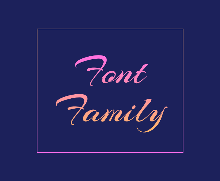 New Font Family