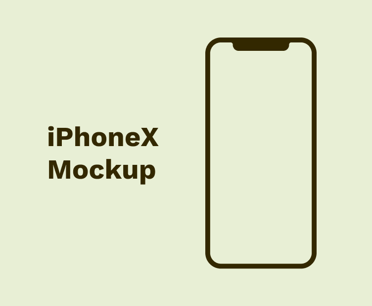 iPhoneX Mockup